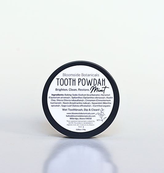 Tooth Powdah Mint - Bloomside Botanicals